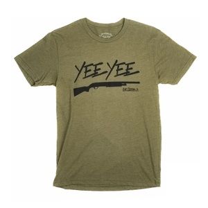 Yee Yee Shotgun T-shirt, yee yee shirt, classic yee yee shirt, military green